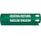 Brady Pipe Marker, Heating Return, 5823-O 5823-O - alternate 2