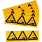 Brady Warning Labels, 4inHx4inW, Vinyl, PK10, 60217 60217 - alternate 2