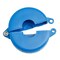 Brady Gate Valve Lockout, Fits Sz 2-1/2 to 5, Color: Blue 65586 - alternate 2