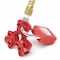 Brady Pneumatic Fitting Lockout, Red, Isoplast Polymers, 6 Max. No. of Padlocks, 1/4 in Max. Shackle Dia. 65645 - alternate 3