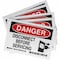 Brady Danger Label, Instruction, 5 In. W, PK5, 86126 86126 - alternate 3