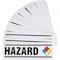 Brady Vinyl Label, Hazard Warning, Paper, 10 in W, 3 1/2 in H 8816 - alternate 2