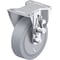 Zoro Select Plate Caster, Rigid, Rubber, 7 11/16"H B-GEV 160K-TML-SG - alternate 1