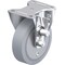 Zoro Select Plate Caster, Rigid, Rubber, 7 11/16"H B-GEV 160K-TMR-SG - alternate 1