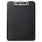 Zoro Select 8-1/2" x 11" Clipboard, 1/2" capacity, Black 61624 - alternate 1