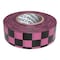 Zoro Select Flagging Tape, No Legend, Black/Fluorescent Pink, 1 3/16 in Wide x 150 ft Length, Vinyl, 2.5 mil CKPGBK-200 - alternate 1