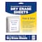 C-Line Products Dry Erase Sheets, Plastic, 11 in, 8 1/2 in 57911 - alternate 1