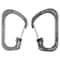 Nite Ize Locking Carabiner Clip, Silver, 1-3/32 in. CSL2-11-R6 - alternate 1