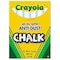 Crayola Nontoxic Anti-Dust Chalk, 3" x 0.31" Diameter, White, PK12 501402 - alternate 1