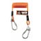 Ergodyne Standard Orange Coiled Cable Lanyard-5lb 3130M - alternate 1
