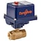 Dynaquip Controls 1-1/4" FNPT Brass Electronic Ball Valve 2-Way 189026B.1 - alternate 1