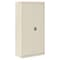 Sandusky Lee Shelving Storage Cabinet, 72 in H, 36 in W, 18 in D, Swing, Keyed, Putty, 4 Shelves, 0 Drawers EA4R361872-07 - alternate 1