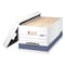 Bankers Box File Box, 2-Ply Cardboard End; 1.5-Ply Cardboard Side; 2-Ply Cardboard Bottom, 12.88" W, 25.38" D 00701 - alternate 1