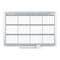 Mastervision Calendar Planning Board, Steel, 38 in, 50 in, Aluminum Frame, White/Gray, Matte GA05106830 - alternate 1