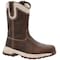 Georgia Boot Women's Wellington Boot, 11 M, Leather, 10 in H, Dark Brown, GB00557 GB00557 - alternate 1