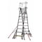 Little Giant Ladders 8 to 14 ft Fiberglass, Adjustable Safety Cage Platform Stepladder, 375 lb Capacity 18515-240 - alternate 1
