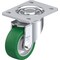 Zoro Select Plate Caster, Swivel, Polyurethane, 5 1/2"H LH-ALST 100K-3 - alternate 1