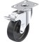 Zoro Select Plate Caster, Swivel, 5 3/8"H LKPA-POA 100G-FI - alternate 1