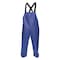 Mcr Safety Rain Bib Overall, Polyurethane, 30 in Inseam, 44 in Waist, 0.25 mm Thickness, Blue, M 563BFM - alternate 1