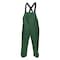 Mcr Safety Rain Bib Overall, Polyurethane, 29 in Inseam, 56 in Waist, 0.25 mm Thickness, Green, S 568BFS - alternate 1