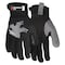 Mcr Safety 950 Mechanics Gloves, Synthetic Leather Palm, Spandex Back, M, Black/Gray 950M - alternate 1