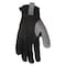 Mcr Safety 950 Mechanics Gloves, Synthetic Leather Palm, Spandex Back, M, Black/Gray 950M - alternate 2