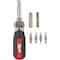 Milwaukee Tool 13in1 Cushion Grip Screwdriver w/Schrader Bit 48-22-2881 - alternate 1