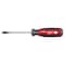 Milwaukee Tool 1/4 in. x 4 in. Slotted Cushion Grip Screwdriver (Made in USA) MT206 - alternate 1