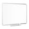 Mastervision Grid Board, Steel, 36 in, 48 in, Aluminum Frame, White, Gloss MA0592830 - alternate 1