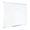 Mastervision Dry Erase Board, Steel, 23 39/64 in, 35 13/32 in, Aluminum Frame, White, Matte MA0307170 - alternate 1