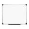 Mastervision Dry Erase Board, Melamine, 17 45/64 in, 23 39/64 in, Aluminum Frame, White, Matte MA0212170MV - alternate 1