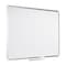 Mastervision Grid Board, Steel, 24 in, 36 in, Aluminum Frame, White, Gloss MA0593830 - alternate 1