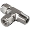 Brennan Industries Tee, SS, Comp 1/4", Comp 1/4", MNPT 1/4" N2605-04-04-04-SS - alternate 1
