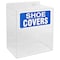 Brady Shoe/Boot Cover Dispenser, Acrylic, Blue/Clear, 14 in PD322E - alternate 1