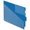 Pendaflex Colored Poly End Tab "Out" Guides, 1/3-Cut: Center Position, For Letter Size Files, Blue, PK50 PFX13542 - alternate 1
