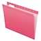 Zoro Select Hanging File Folders, Pink, PK25 PFX415215PIN - alternate 1