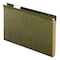 Zoro Select Extra Capacity Reinforced Hanging File Folders, 1" Capacity, Legal Size, 1/5-Cut Tabs, Green, PK25 PFX4153X1 - alternate 1