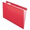 Zoro Select Hanging File Folders, Red, PK25 PFX415315RED - alternate 1
