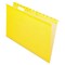 Zoro Select Hanging File Folders, Yellow, PK25 PFX415315YEL - alternate 1