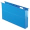 Zoro Select Box Hanging File Folders 8-1/2" x 14", Blue, Pk25 PFX59302 - alternate 1