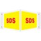 Accuform SDS 3D Projection Sign, SDS, 12 in W, 8 in H PSP768 - alternate 1