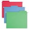 Zoro Select Hanging Folder Fast Tab, Assorted Colors, PK18 64053 - alternate 1