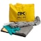 Brady Spill Kit, 5 gal Volume Absorbed per Kit, Bag, Yellow SKA-PP-TAA - alternate 1