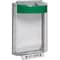 Safety Technology International Universal Stopper Cover, Polycarbonate, Flush Mount, 5 1/2 in W x 8 1/8 in H x 2 5/8 in D STI-13010NG - alternate 1