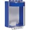Safety Technology International Universal Stopper Cover, Polycarbonate, Surface Mount, 5 1/2 in W x 8 1/8 in H x 4 in D, Blue STI-13210NB - alternate 1