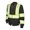 Tough Duck Hi-Vis Quilted Safety Jacket, 100% Polyester, Class 1 Type O, Black, 2XL S43221 - alternate 1
