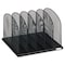 Safco Organizer, Vertical, 5 Sections, Black 3256BL - alternate 1