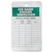 See All Industries Tag, Inspection, Aluminum, 4 1/4 in H x 3 in W, White, Rectangle, 25 PK TUF-EYE - alternate 1
