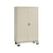 Sandusky Lee Solid Door Storage Cabinet, 46 in W, 78 in H, 24 in D, Putty TA4R462472-07 - alternate 1