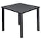 Kee Kee Square & Round Tables, Wood, Metal Top, Grey TB3030GYBPBK - alternate 1